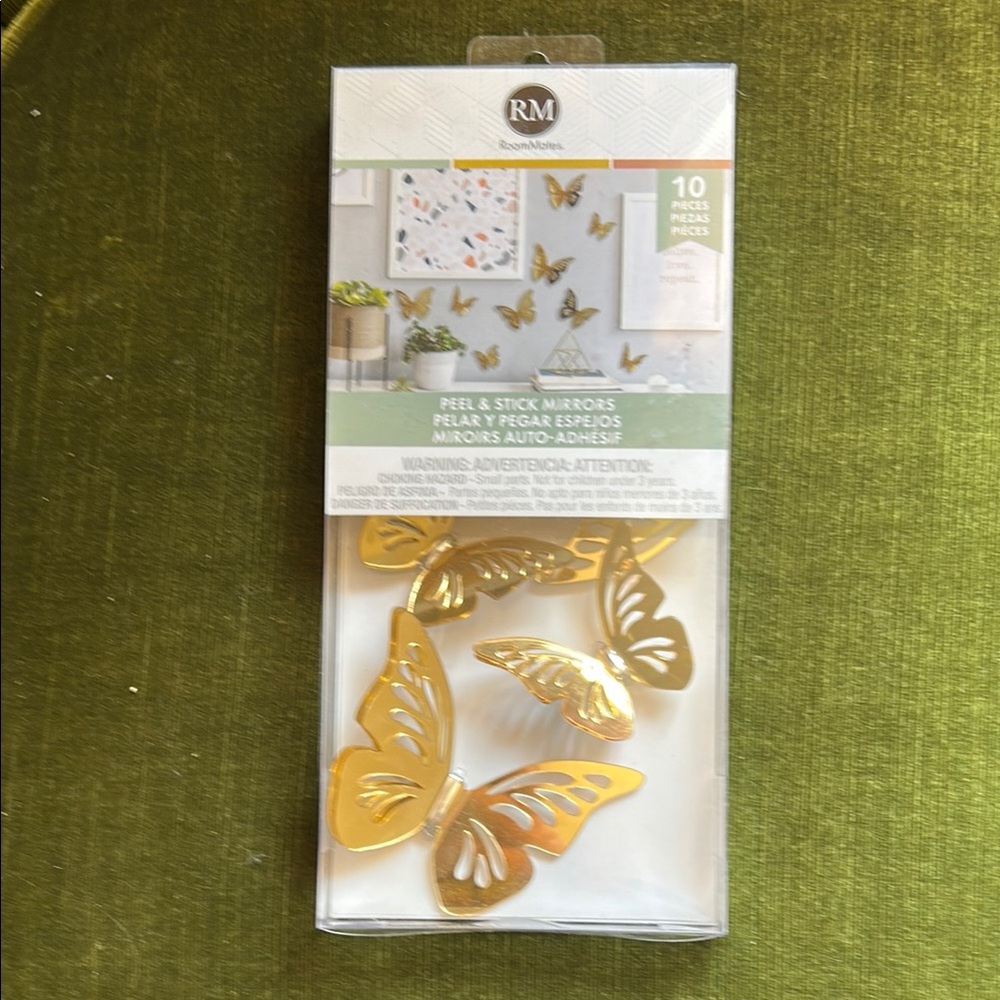 Roommates Gold Butterfly Wall Decals